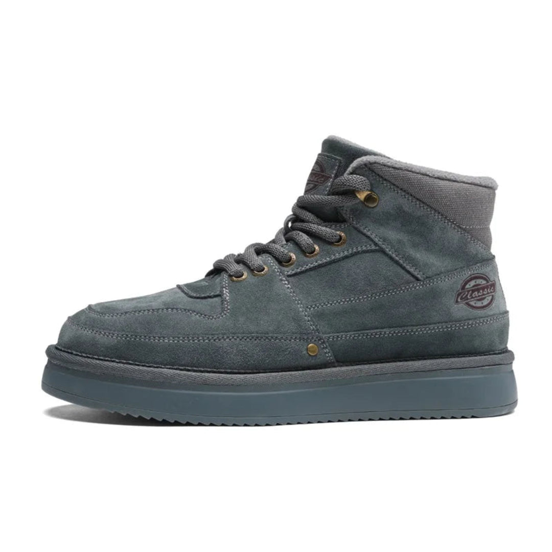 Bottes Hautes En Cuir Robustes Pour Hiver Avec Doublure Fourrure Ultra Confort Optionnelle