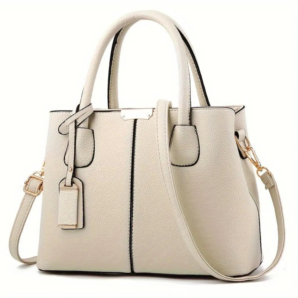 Amawinc Martha Sac Structuré En Cuir Végan Polyvalent Pour Le Travail Et Le Weekend Toute Saison
