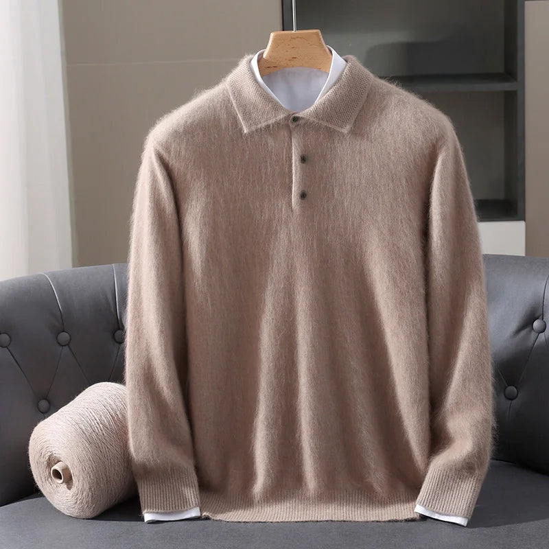 EverWarm Pull Polo en Cachemire Confort et Élégance pour Toutes les Saisons Haute Qualité