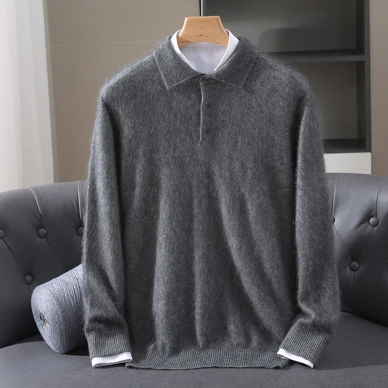 EverWarm Pull Polo en Cachemire Confort et Élégance pour Toutes les Saisons Haute Qualité