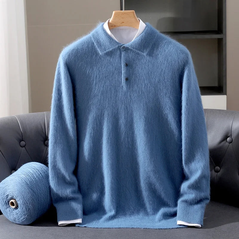 EverWarm Pull Polo en Cachemire Confort et Élégance pour Toutes les Saisons Haute Qualité