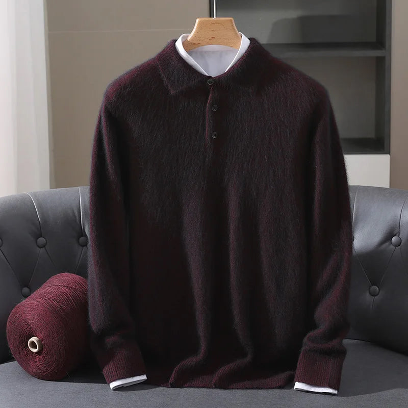 EverWarm Pull Polo en Cachemire Confort et Élégance pour Toutes les Saisons Haute Qualité