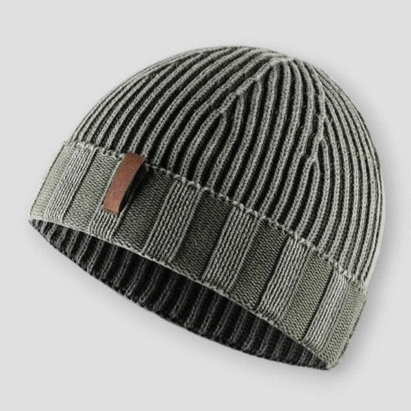 Bonnet Tricoté Everglow Vintage Avec Finition Usée Pour Une Chaleur Sans Encombrement Et Polyvalente