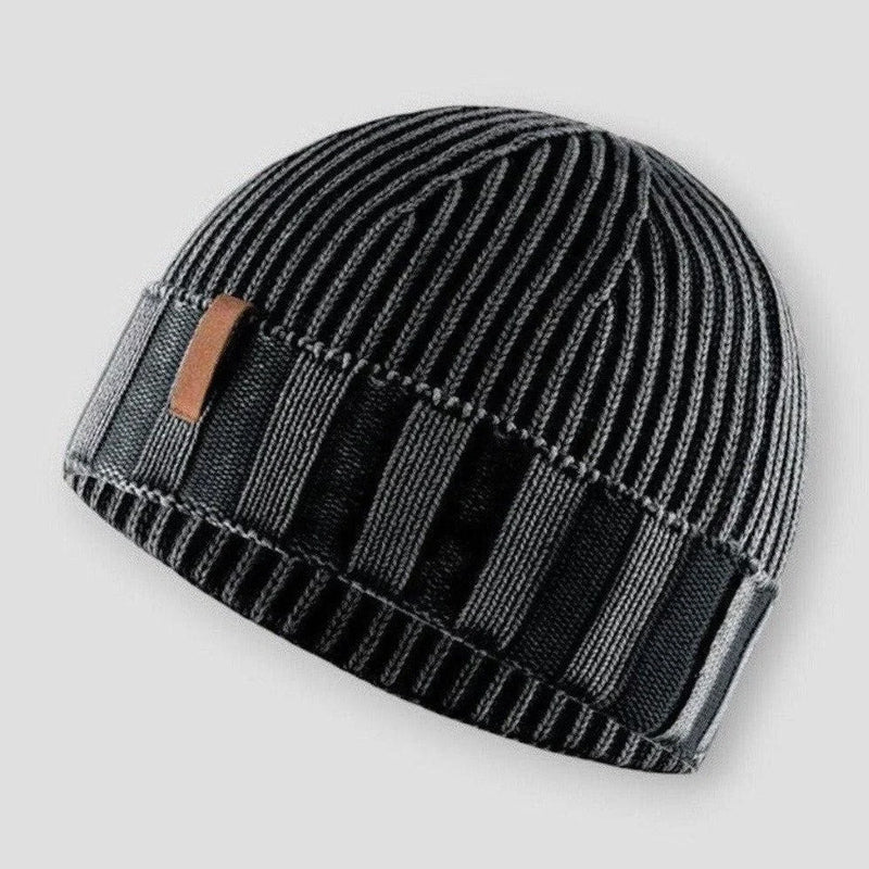 Bonnet Tricoté Everglow Vintage Avec Finition Usée Pour Une Chaleur Sans Encombrement Et Polyvalente