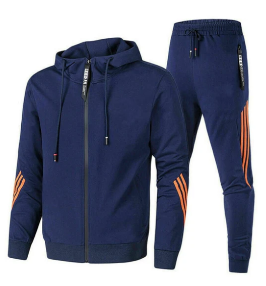 Ensemble Hoodie et Jogger Nathan Pour Hommes Amawinc Décontracté Moderne Athleisure Pour Vie Quotidienne