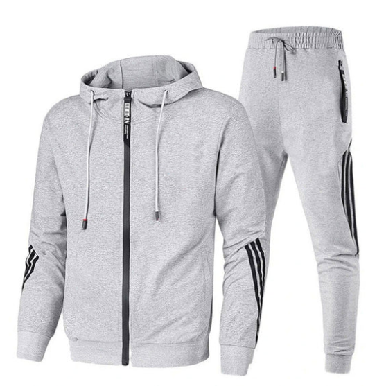 Ensemble Hoodie et Jogger Nathan Pour Hommes Amawinc Décontracté Moderne Athleisure Pour Vie Quotidienne