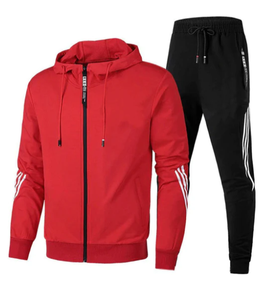 Ensemble Hoodie et Jogger Nathan Pour Hommes Amawinc Décontracté Moderne Athleisure Pour Vie Quotidienne