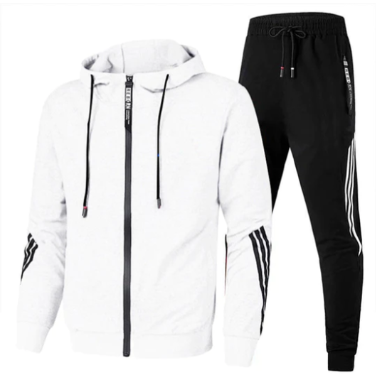 Ensemble Hoodie et Jogger Nathan Pour Hommes Amawinc Décontracté Moderne Athleisure Pour Vie Quotidienne