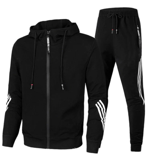 Ensemble Hoodie et Jogger Nathan Pour Hommes Amawinc Décontracté Moderne Athleisure Pour Vie Quotidienne