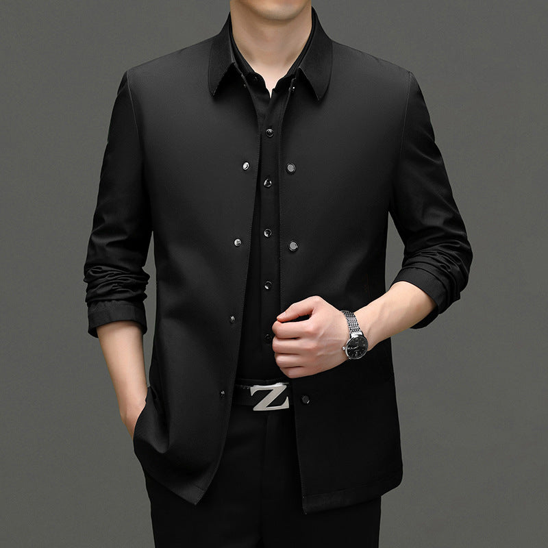 Amawinc Veste Blazer Homme Professionnel Contemporain Léger Tailorée Pour Tenue Professionnelle