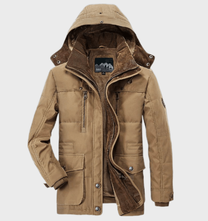 Veste Hiver Imperméable Amawinc Daniel Pour Homme Vert Olive Respirante Avec Doublure Isolante