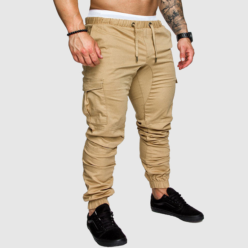 Pantalon Cargo Felix Grant City Venture Polyester Taille Élastique Poches Multiples Pour Ville Et Festivals