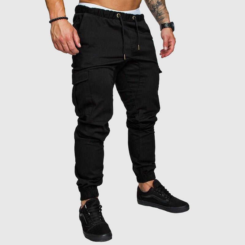 Pantalon Cargo Felix Grant City Venture Polyester Taille Élastique Poches Multiples Pour Ville Et Festivals