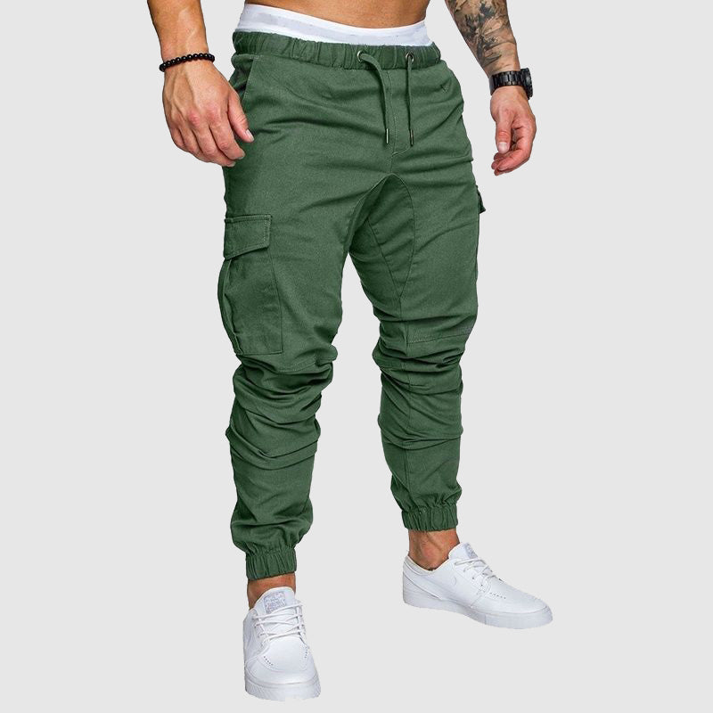 Pantalon Cargo Felix Grant City Venture Polyester Taille Élastique Poches Multiples Pour Ville Et Festivals