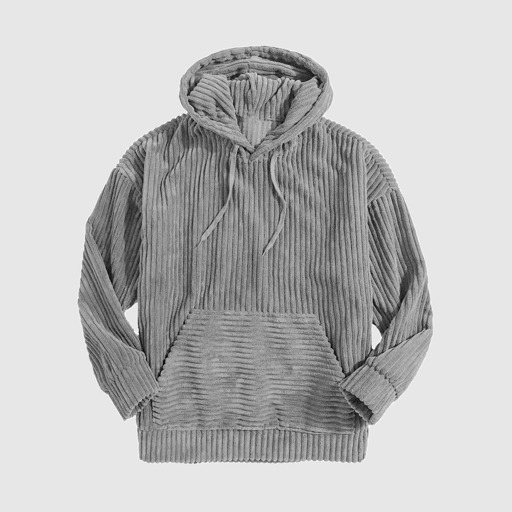Felix Grant Hoodie En Velours Côtelé Confort Coupe Décontractée Avec Mouvement Libre