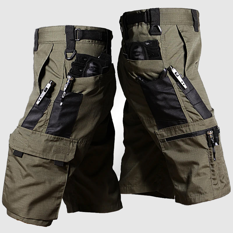 Shorts Delta Force Felix Grant Été Confortables et Fonctionnels En Coton Polyester À Fermeture Éclair Avec Multipoches