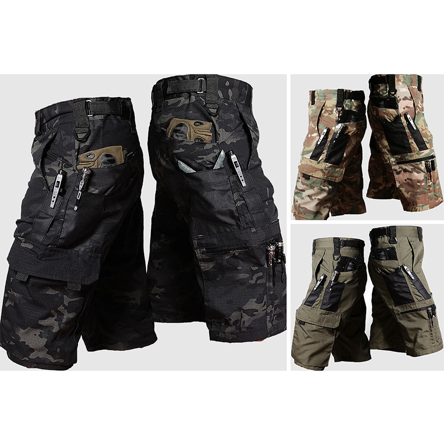 Shorts Delta Force Felix Grant Été Confortables et Fonctionnels En Coton Polyester À Fermeture Éclair Avec Multipoches