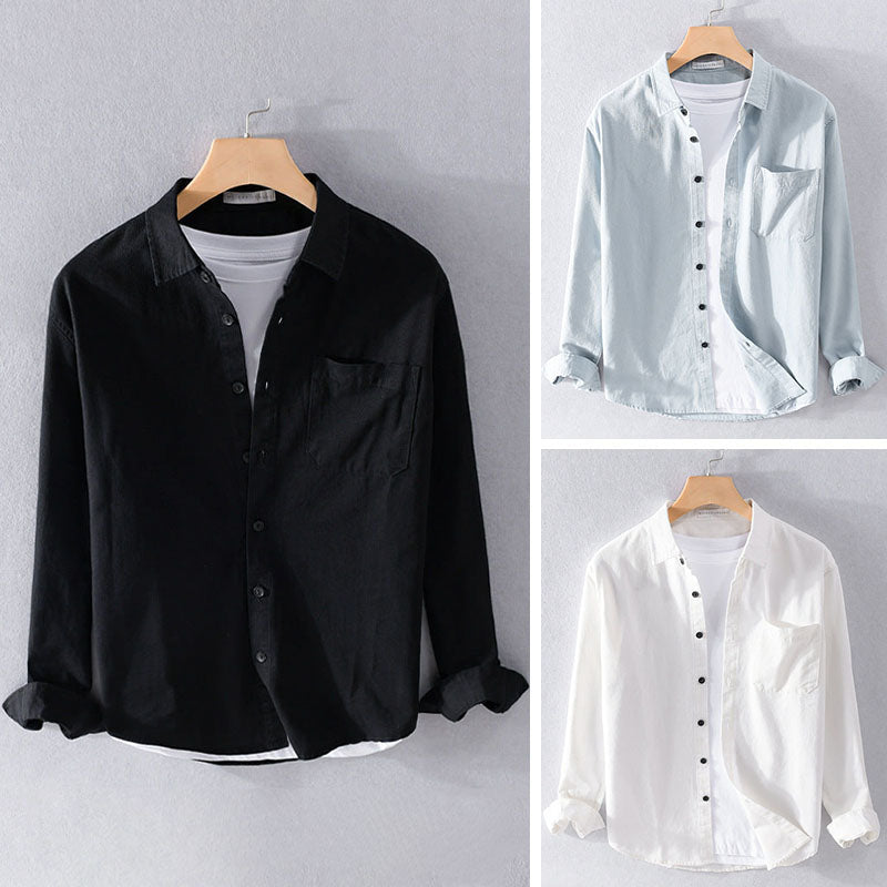 Chemise En Coton Felix Grant Quotidienne Confort Et Élégance Décontractée Pour Le Quotidien
