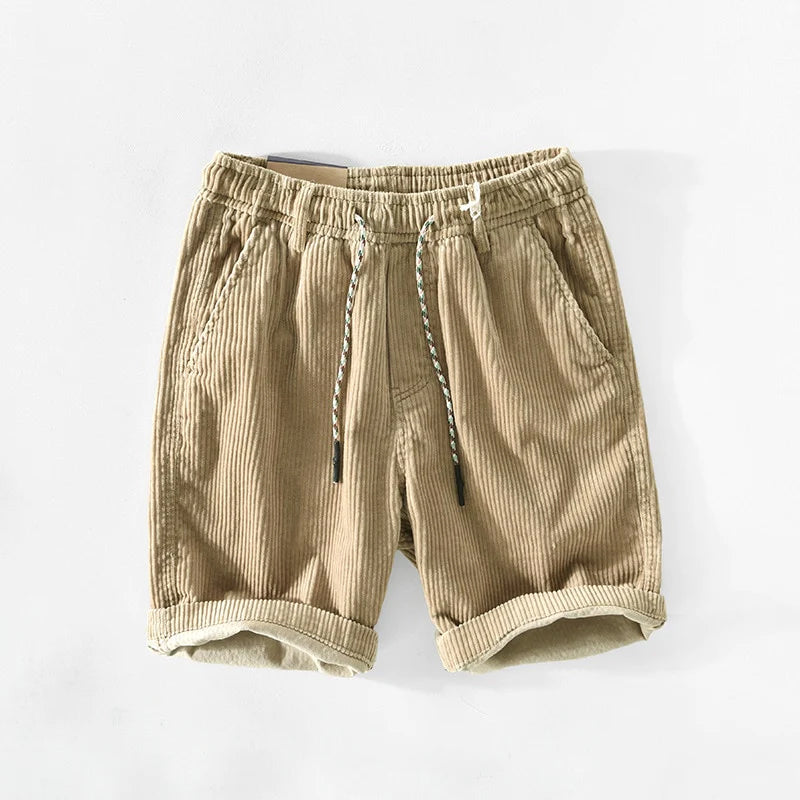 Felix Grant Golden Shores Shorts En Coton Premium Respirant Confortable Avec Coupe Décontractée Et Cordon Multicolore