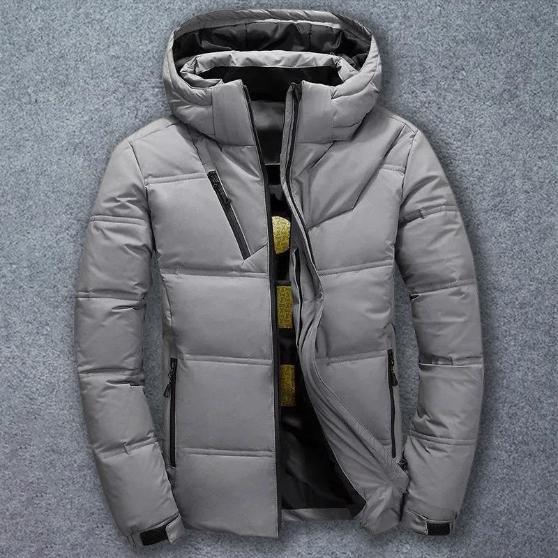 Doudoune De Montagne En Duvet Felix Grant Avec Capuche Amovible Et Fermetures Renforcées En Polyester