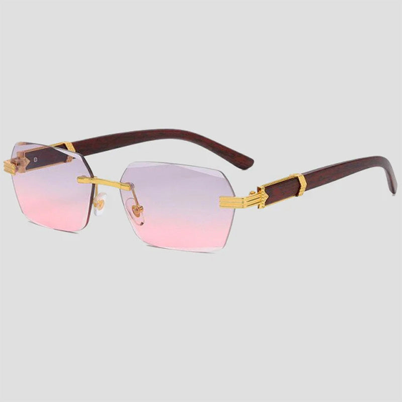 Lunettes Felix Grant Sans Monture Verres Dégradés Polarisés Branches En Bois Légères Offert Pack De 3 Couleurs