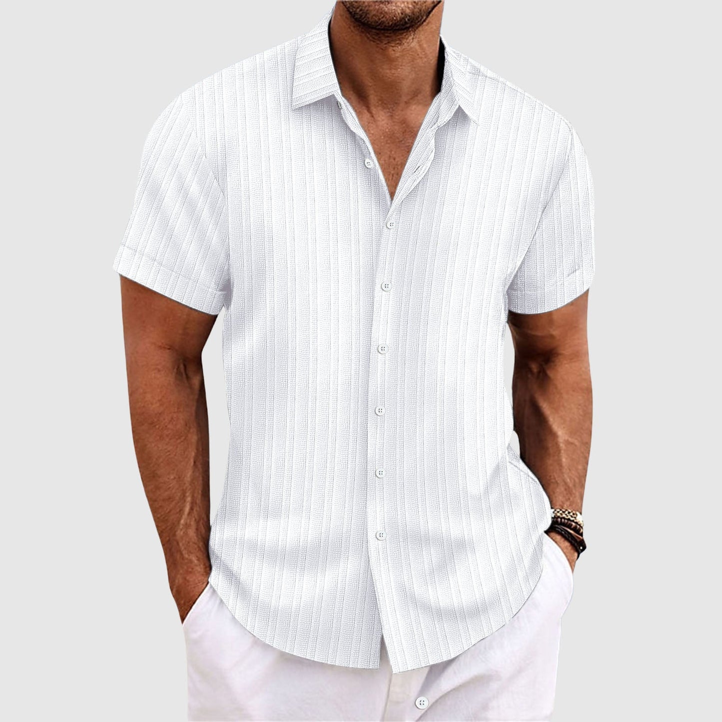 Chemise Rayures Summit Felix Grant Col Revers Durable Aventures Week End Confort
