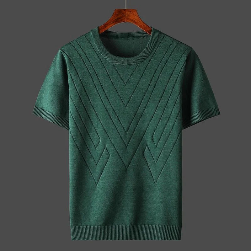 Chemise Luxueuse En Cachemire Felix Grant Supreme Col Rond Confort Haut De Gamme Pour Homme
