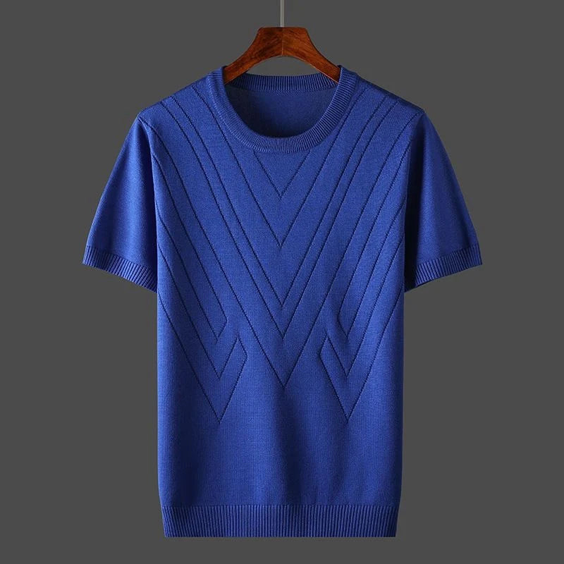 Chemise Luxueuse En Cachemire Felix Grant Supreme Col Rond Confort Haut De Gamme Pour Homme