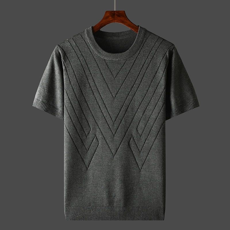 Chemise Luxueuse En Cachemire Felix Grant Supreme Col Rond Confort Haut De Gamme Pour Homme