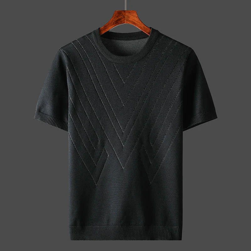 Chemise Luxueuse En Cachemire Felix Grant Supreme Col Rond Confort Haut De Gamme Pour Homme