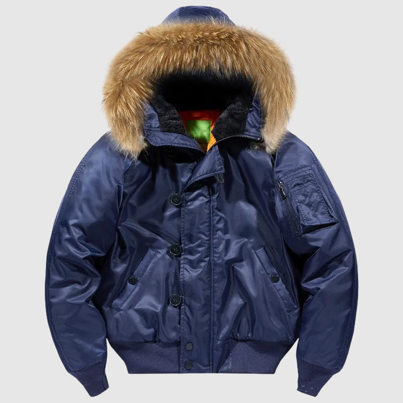 Veste Bomber Tactique Felix Grant Avec Doublure En Coton Et Capuche Pour Automne Hiver
