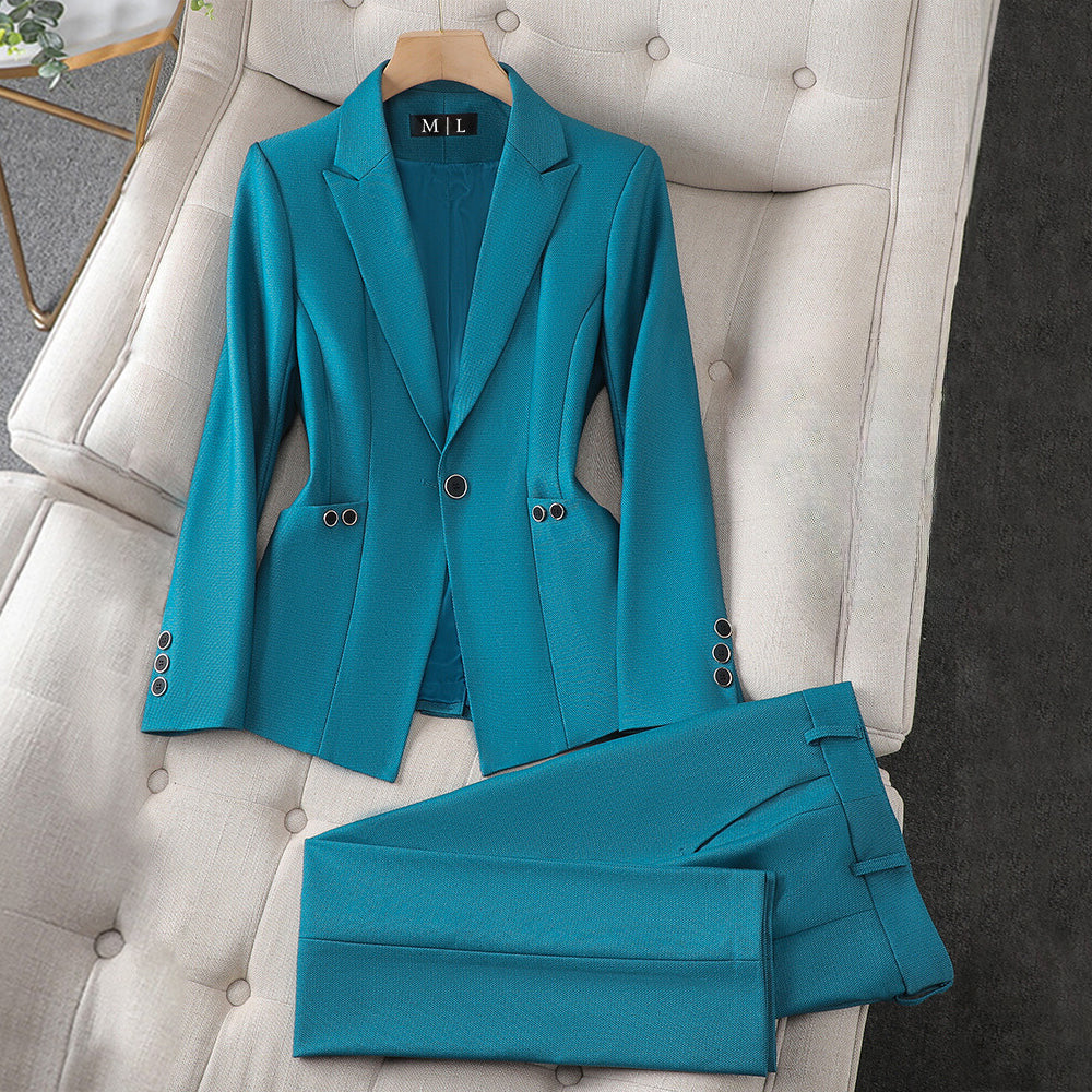 Ensemble Duo Puissant Sur Mesure Valentina Rossi Pour Femme En Tissu Poly Luxe Doux Et Moderne
