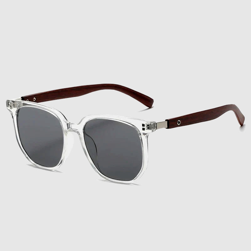 Lunettes de Soleil Felix Grant Vintage en Bois Premium Protection Visuelle Style Intemporel Quatre Couleurs Deux Offerts