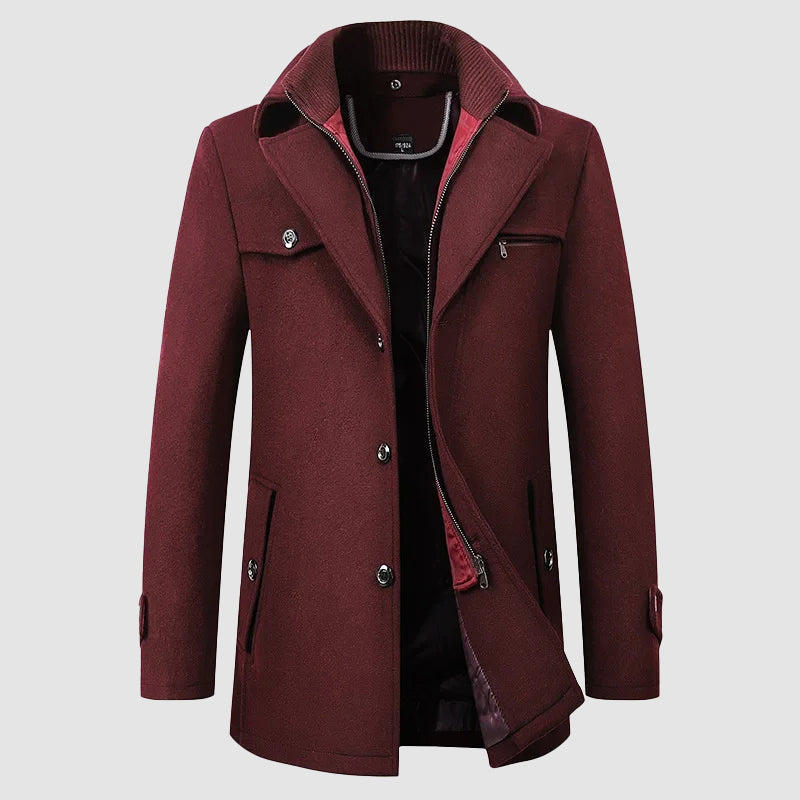 Manteau En Mélange De Laine Felix Grant Luxe Chic Et Durable Pour Automne Hiver Agréable À Porter