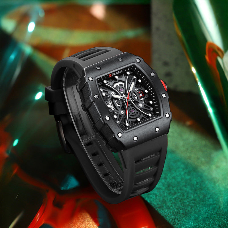 Montre Felix Grant Paramount Vector Tonneau Précision Industrielle Cadran Multicouche