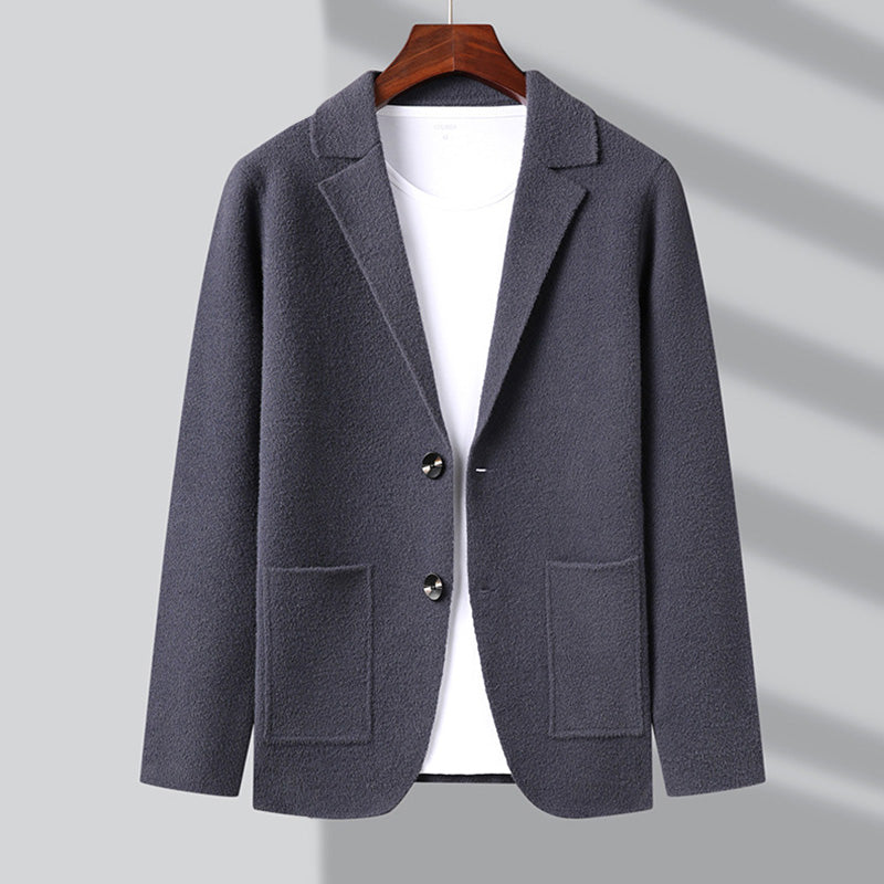 Cardigan Charme Classique François Blanchet Homme Pour Automne Chic Et Chaleureux