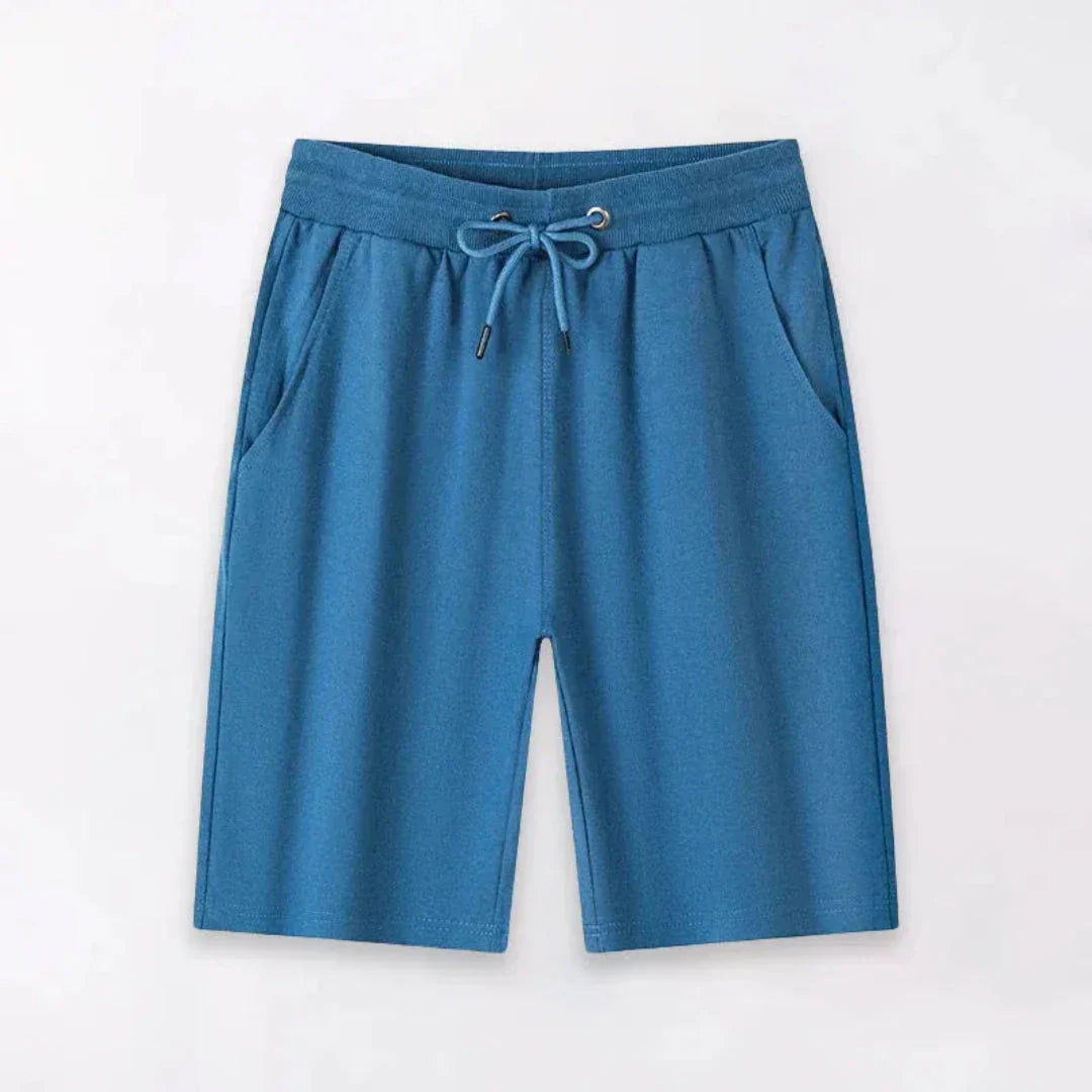 Fred Shorts Homme Léger À Cordon Amawinc Coton Respirant Été Style Décontracté Confort