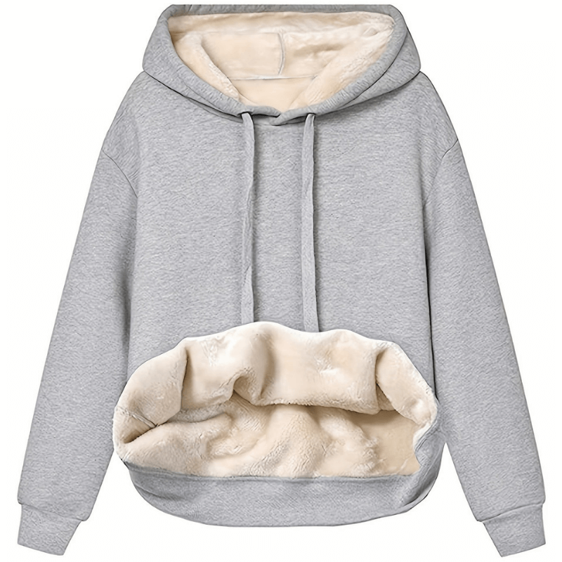 Amélie™ - Umkehrbarer Kapuzenpullover aus Mikrofaser