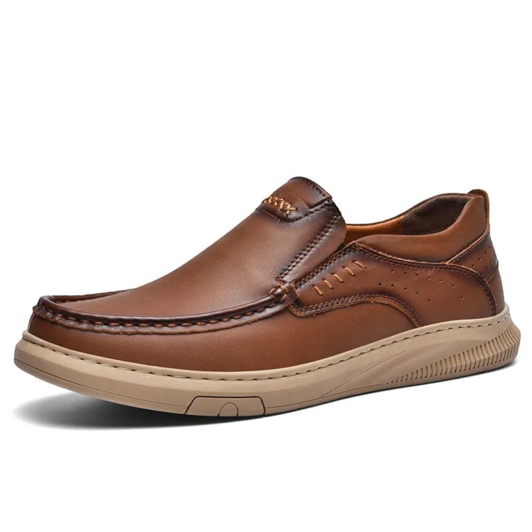 Mocassins Garrett Classiques en Cuir Premium Faits Main Confort Optimal avec Semelle Extérieure en Caoutchouc Renforcée