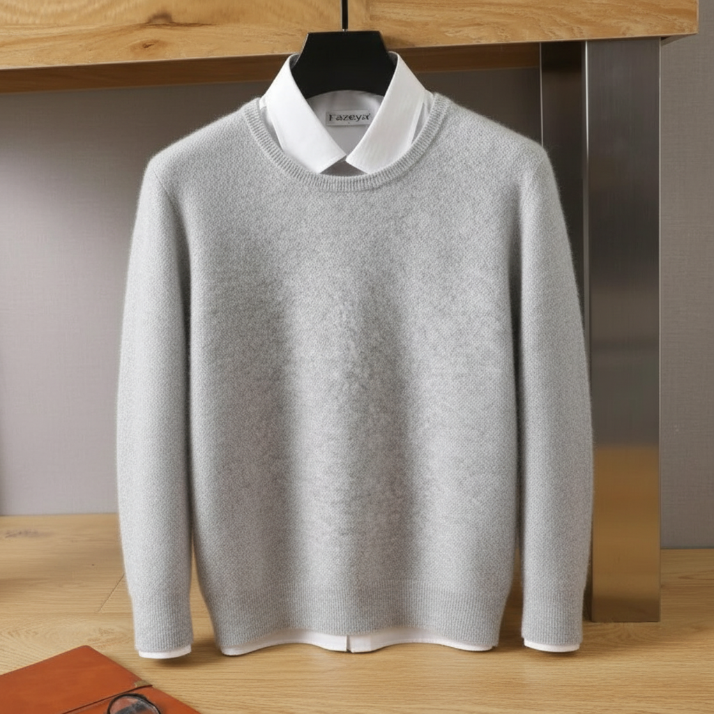 Damen Klassischer Strick Eleganter Pullover | Große Größen