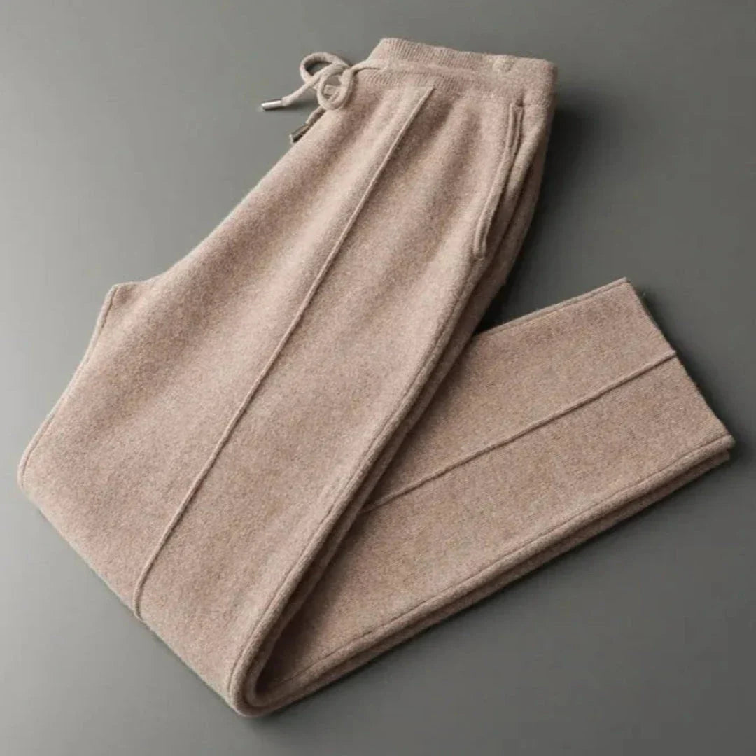 Gio Pantalon Décontracté En Laine Mérinos 100 Pour Cent Confort Léger Et Respirant Avec Coupe Fuselée Moderne