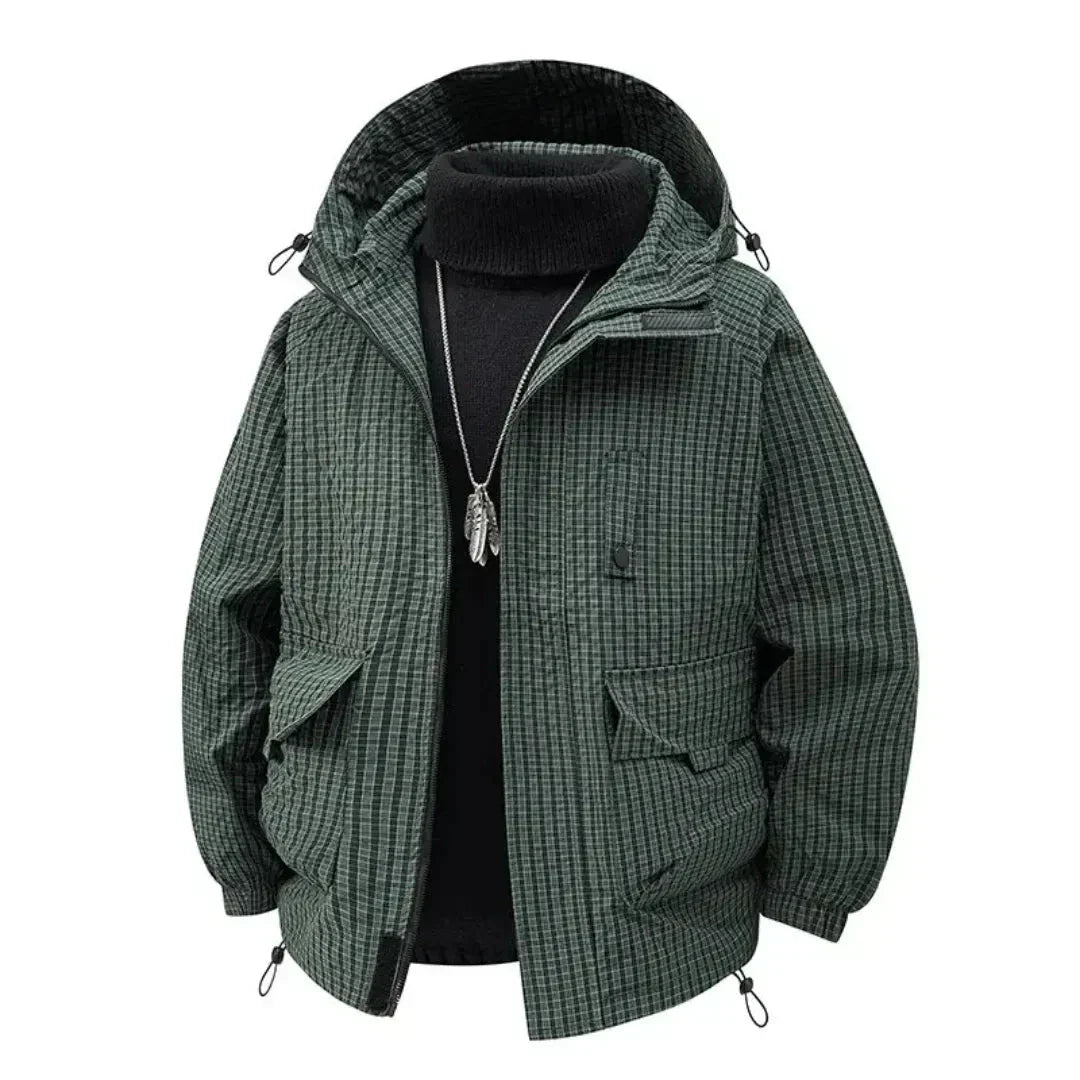 Gio Veste Capuche Matelassée Moderne Et Légère Avec Poches Pratiques Et Protection Météo