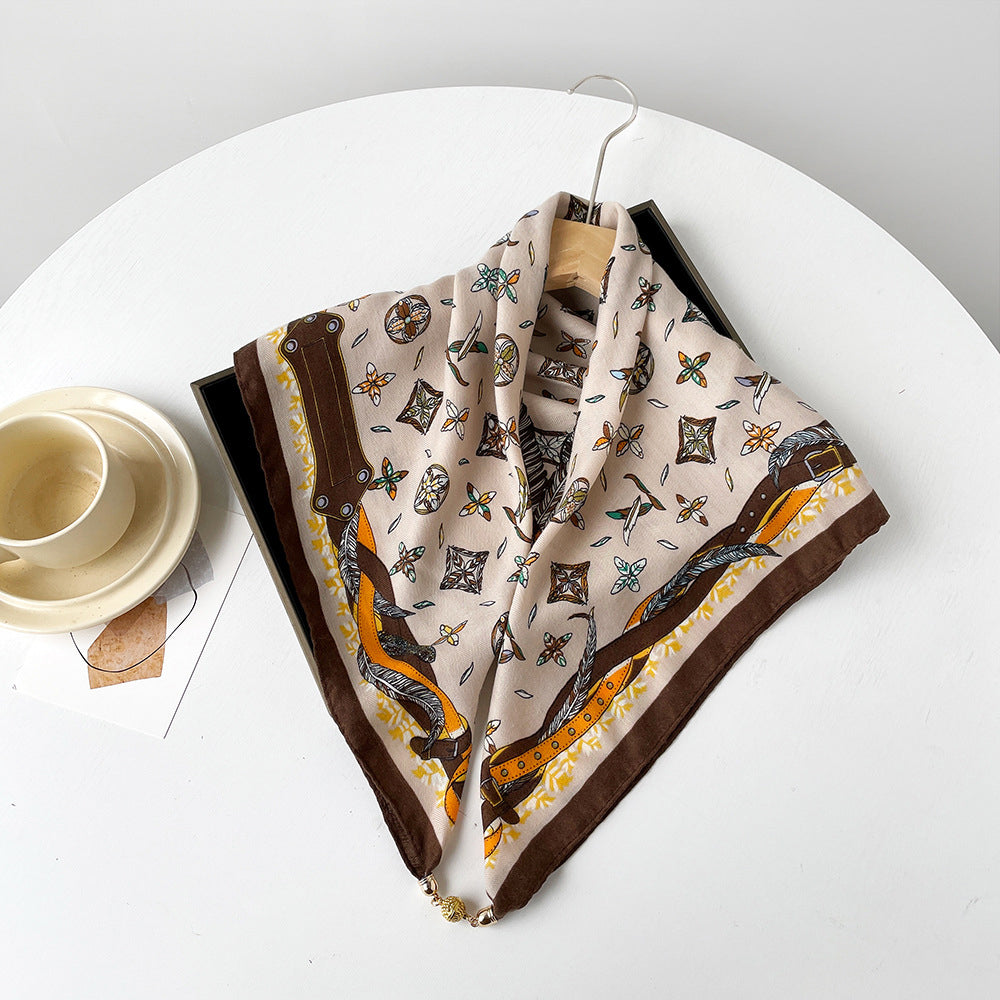 Foulard Gioia di Seta Par Sofia Amoretti Accessoire Éclatant Pour Toutes Occasions Et Tenues