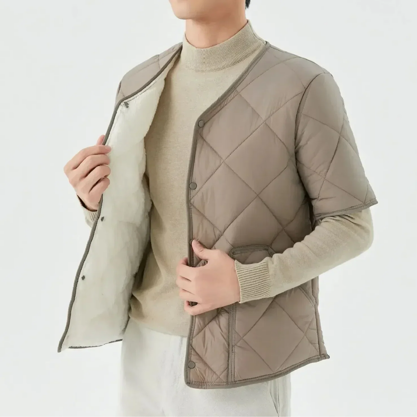 Gio Gilet Matelassé En Polaire Douce Pour Automne Et Hiver Polyvalent Et Confortable