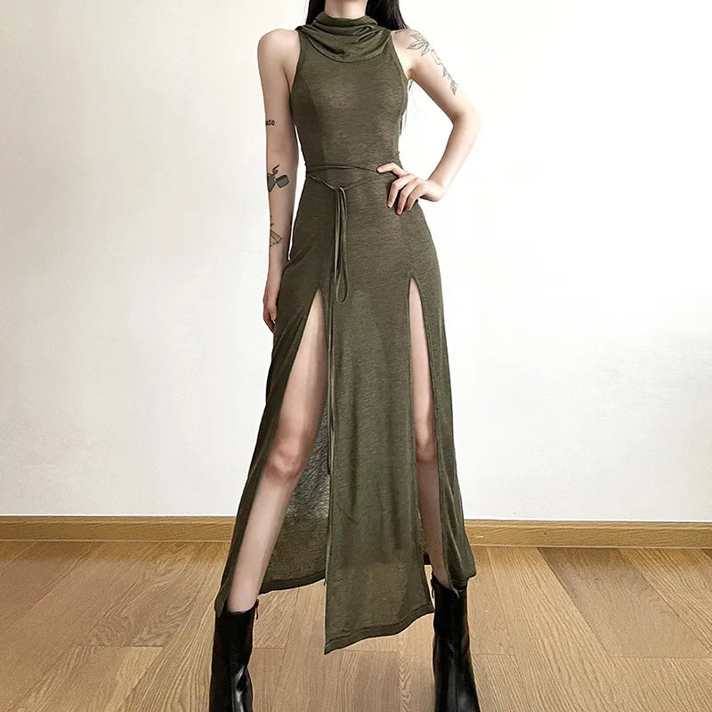 Gothic Kapuzenpulloverkleid