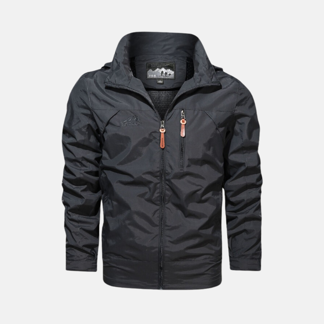 Veste Légère Déperlante Pour Homme Nordisk Flair Avec Col Haut Et Poches Zippées