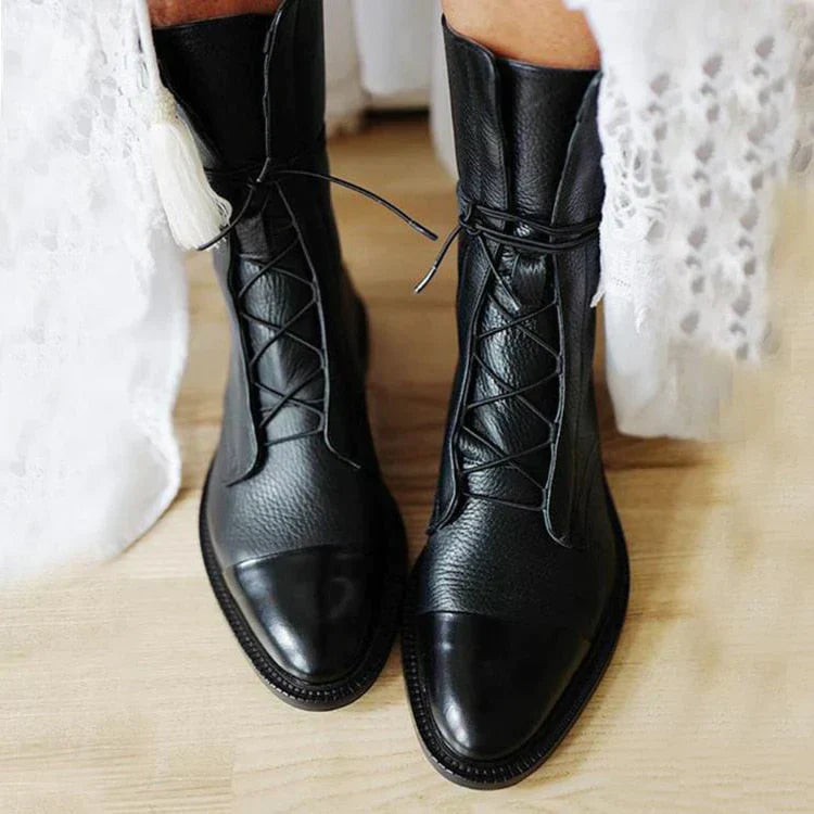 Andi - Vintage-Schuhe mit Absatz