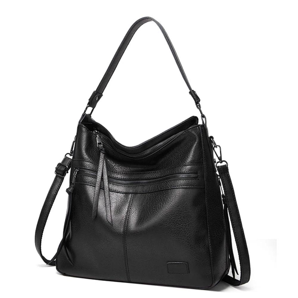 Sac À Bandoulière Cuir Végan Amawinc Judy Design Hobo Élégant Et Double Poignée Polyvalent Pour Travail Et Weekend