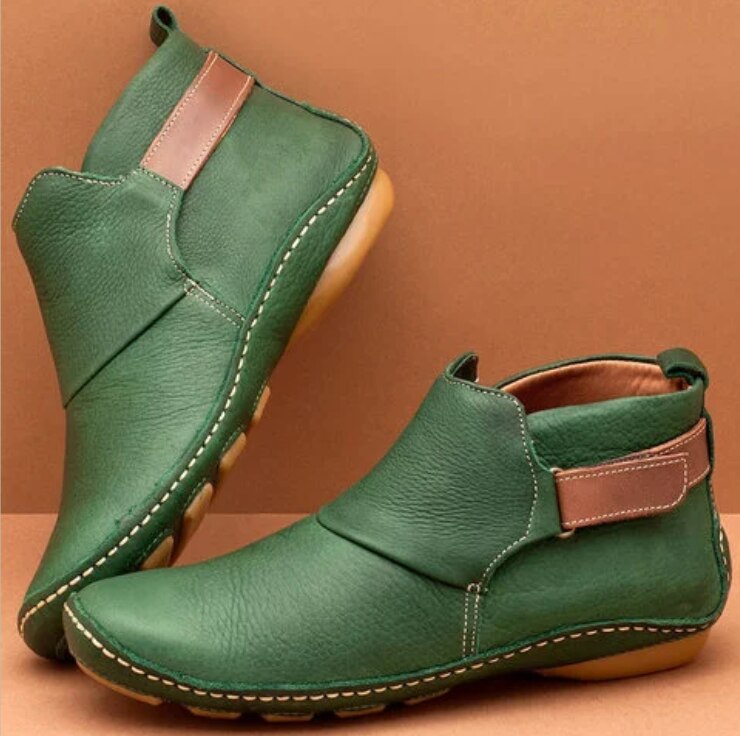 Damenstiefeletten aus Kunstleder - Elba