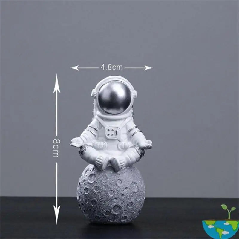 Figurine En Résine Astronaute Détaillée Avec Casque Et Équipement Réaliste Pour Collectionneur